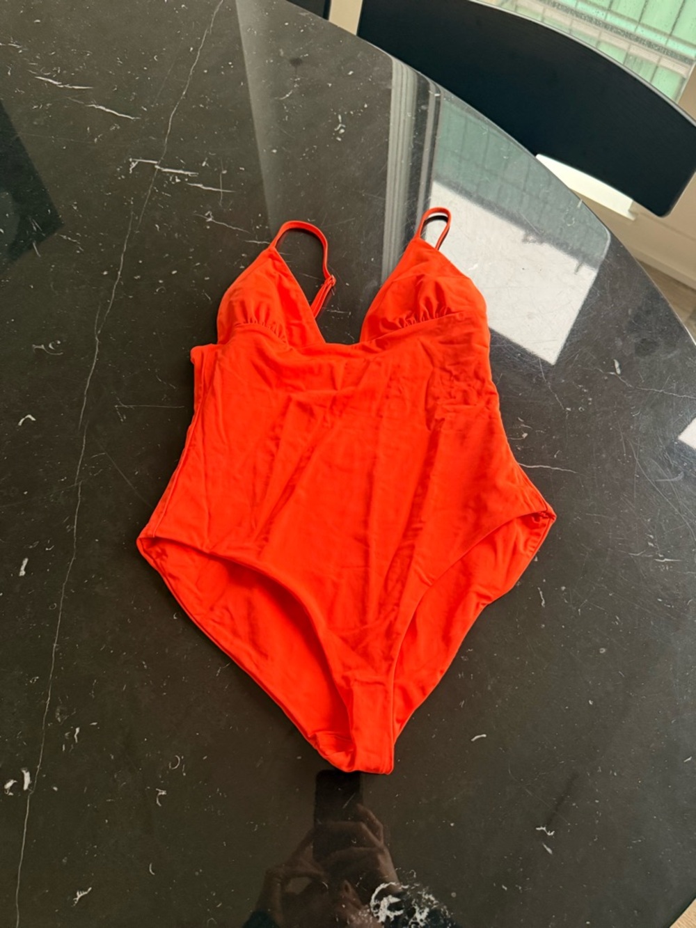 Mara Hoffman Bright Red One-Piece Swimsuit